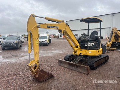 2016 Komatsu PC35MR-5 Mini Excavadora