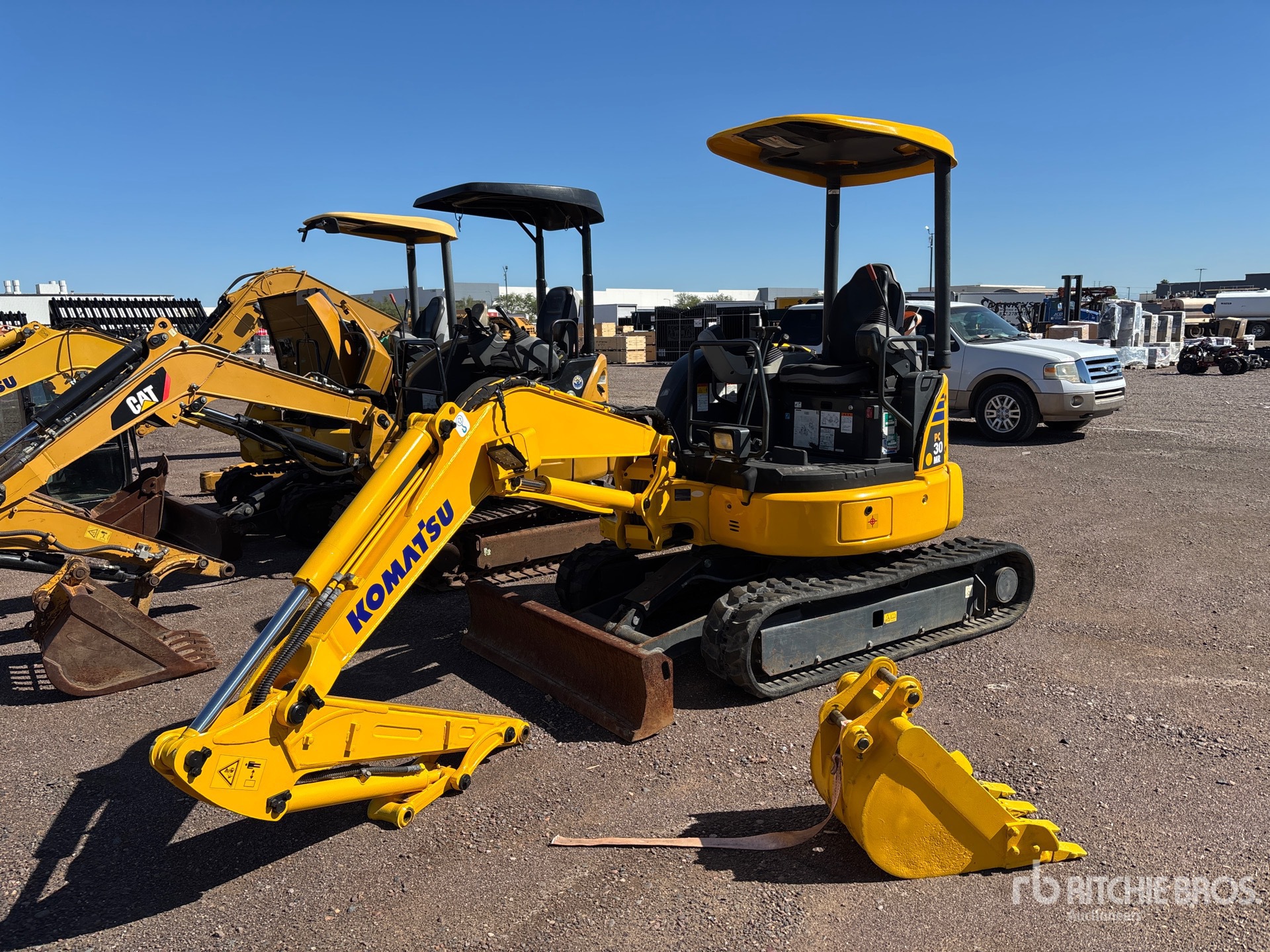 2016 Komatsu PC30MR-5 Mini Excavator