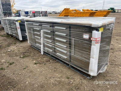 Suihe 10 ft 18-Drawer Workbench (Unused)