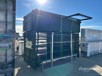 Quantity of (54) Suihe 9 ft 6 in Powder Coated Panel dla bydła (Unused)