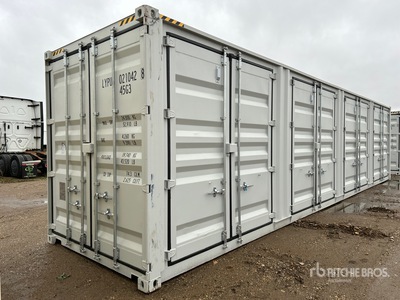 2025 40 ft High Cube Multi-Door Contenedor de almacenamiento