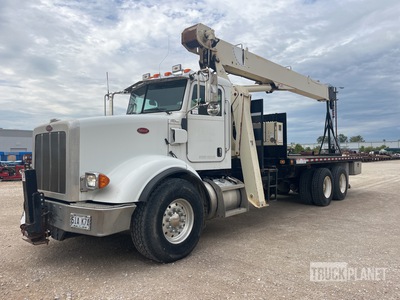 National 600E2 40000 lb Straight Boom on 2008 Peterbilt 680E 6x4 Boom Truck
