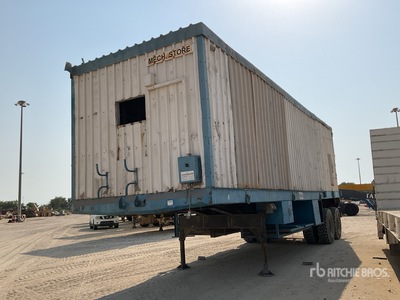 10.5 m Container w/ Flatbed Trailer