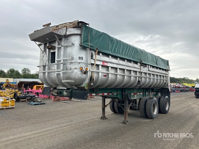 1975 Fruehauf 24 ft T/A エンドダンプトレーラー