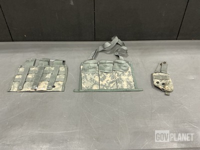 (154) M4 Three Mag Pouches, (169) Hand Grenade Pouches & Assorted Items