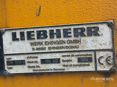 2004 Liebherr LTM1030/2 4x4x4 All Terrain Crane