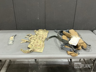 (17) Tactical Panels, (6) Weapon Slings, (6) Holsters & Assorted Items