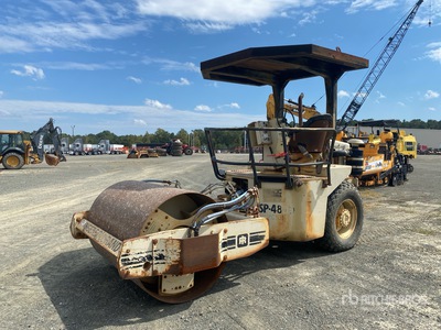 1990 Ingersoll Rand SP48DD Smooth Drum Compactor