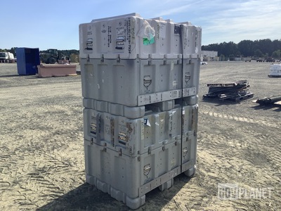 (2) Container Research 6157-1 Storage Cases