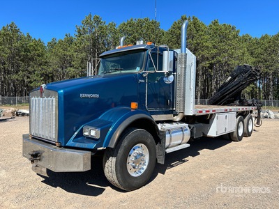 Hiab 8200 kg Knuckle Boom on 2013 Kenworth T-800 6x4 Kranwägen