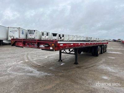 1989 JCTR DOW 48 ft Quad/A Flatbed Trailer