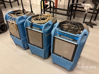 Quantity of (3) Dri-Eaz LGR6000Li Dehumidifier