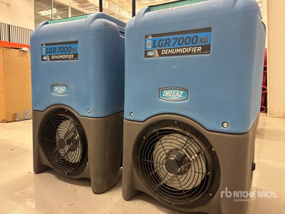 Quantity of (2) Dri-Eaz LGR7000XLI Dehumidifier