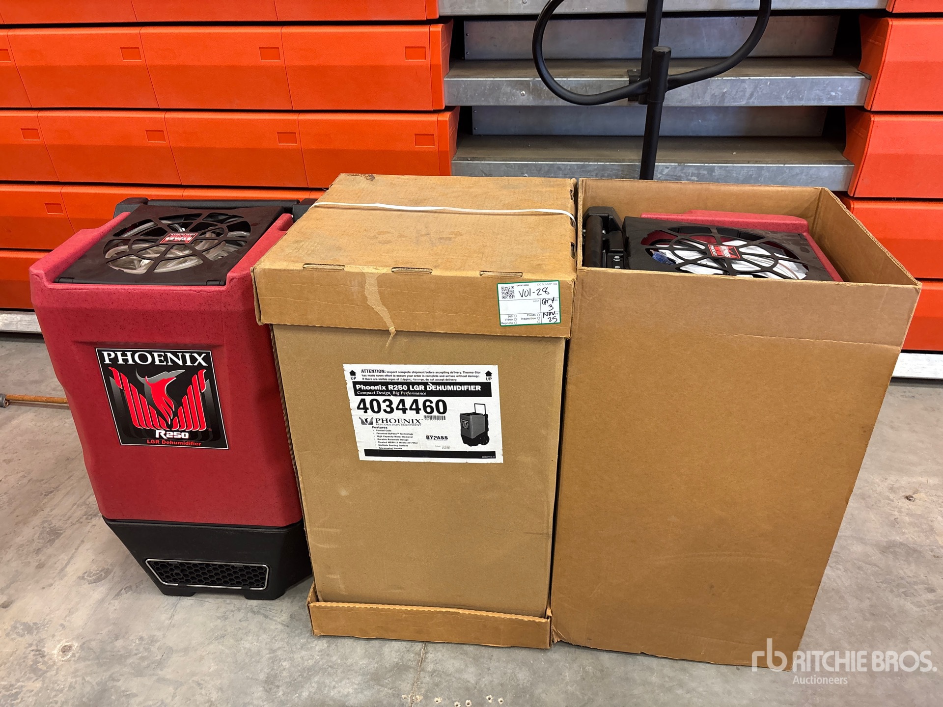 Quantity of (3) Phoenix R250 LGR Dehumidifier