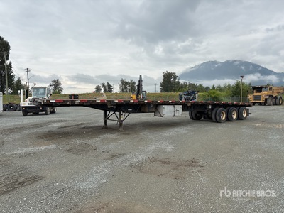 2012 Lode King 53 ft Tri/A Flatbed Trailer
