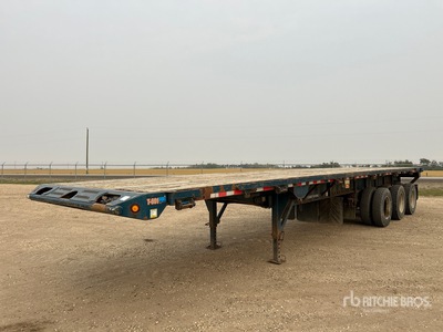 2005 Lode King PF940-3 40 ft Tri/A Flatbed Remolque Petrolero