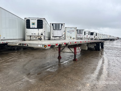 2017 Alutrec 48 ft T/A Spread Axle Flatbed Trailer