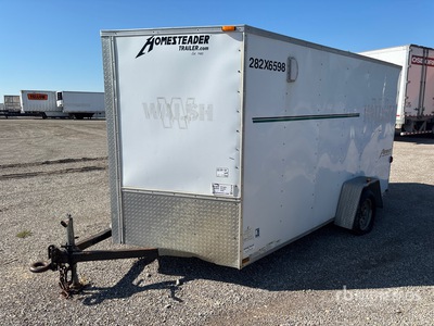 2014 Homesteader 12 ft S/A Enclosed Trailer