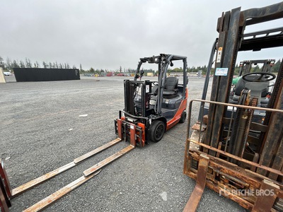 2014 Toyota 8FGCU20 4000 lb Pneumatic Tire Forklift
