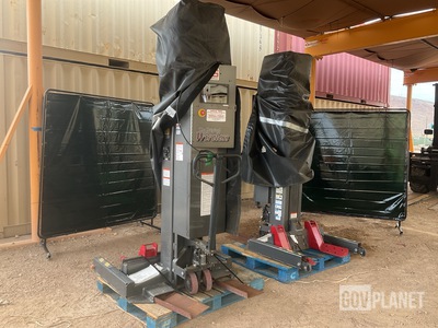 (2) Gray WPLS-190 Wireless Portable Lift Systems