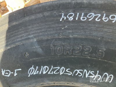 Firestone 10R22.5 Tire w/Wheel