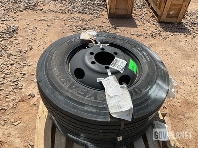 (2) Goodyear 10R22.5 Tires w/Wheels