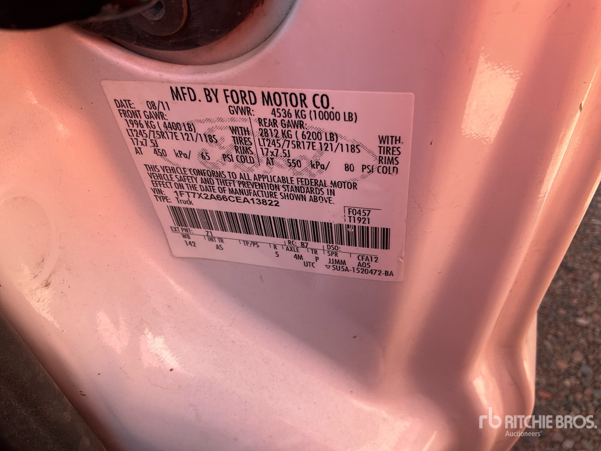 2012 Ford F-250 4x2 Extended Cab Pickup