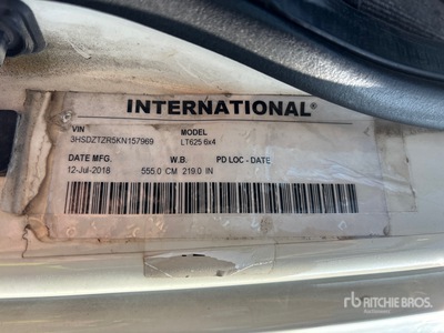 2019 International LT625 6x4 Sleeper Truck Tractor
