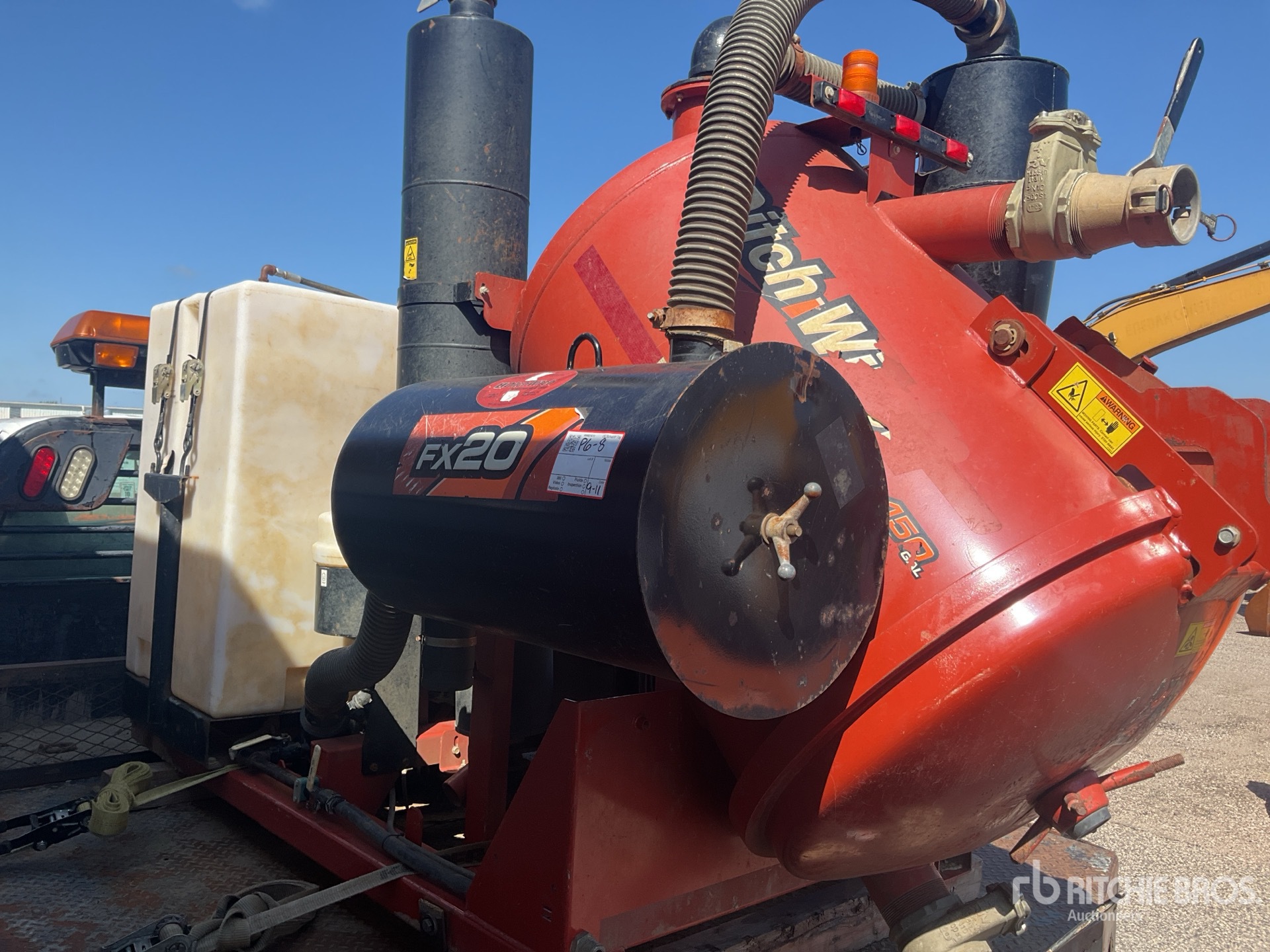 Ditch Witch FX20 Sistema de vacío