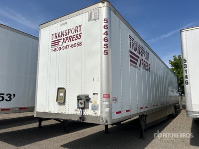 2017 Wabash 53 ft x 102 in T/A Remorque fourgon
