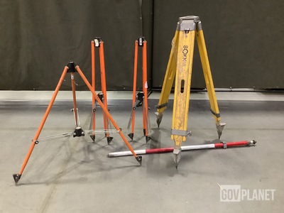 (4) Surveying Tripods