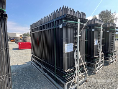 Quantity of (30) 2025 Suihe F-X-30-4 10 ft x 7 ft Powder Coated Fencing (Unused)
