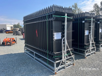 Quantity of (30) 2025 Suihe F-X-30-4 10 ft x 7 ft Powder Coated Fencing (Unused)