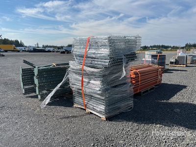 Quantity of (3) Pallets of Pallet Racking