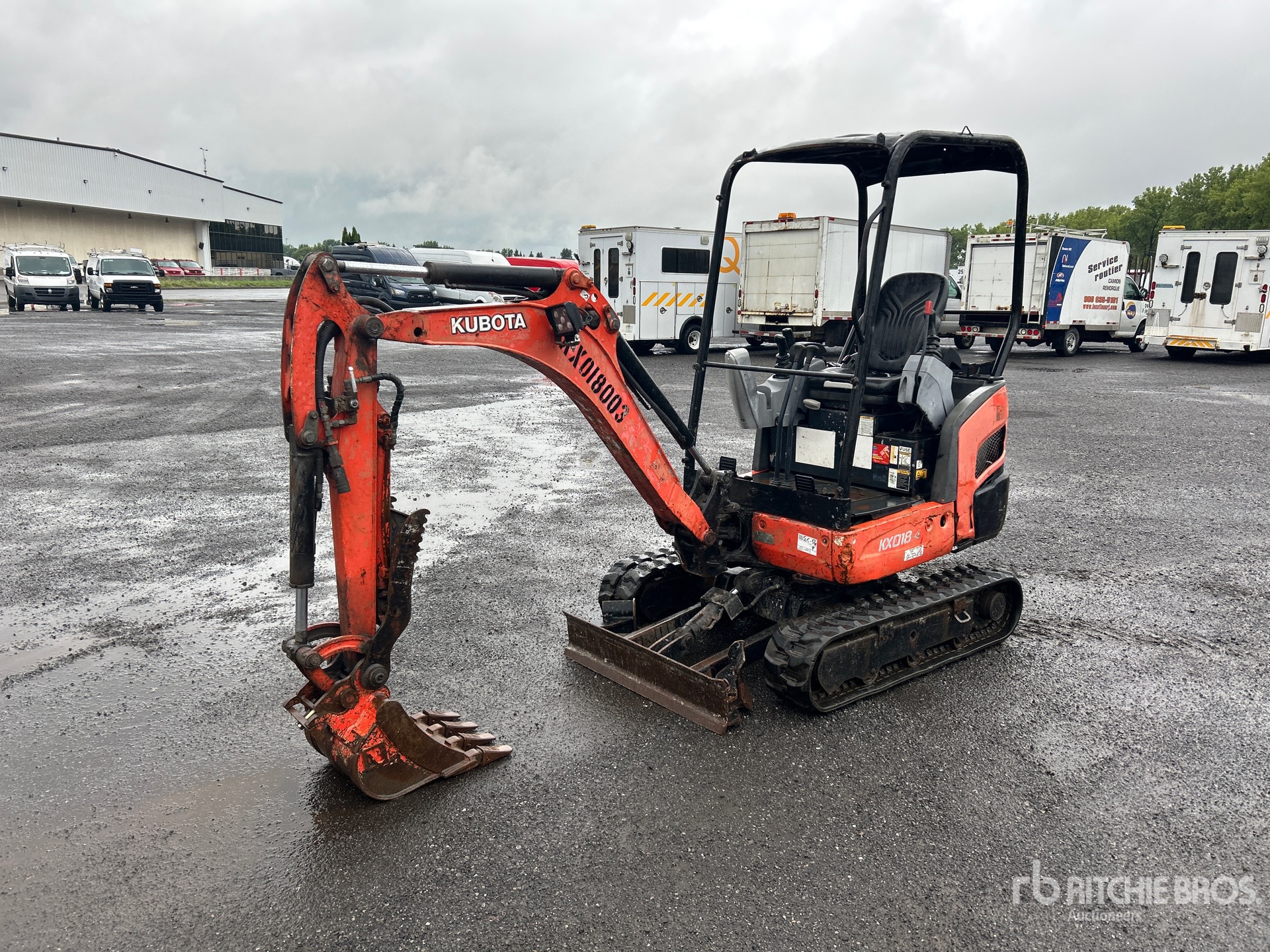 2016 Kubota KX018-4 حفارة صغيرة