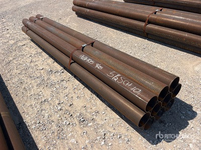 Quantity of (10) 5-1/2 in x 10 ft Sch 10 Pipe