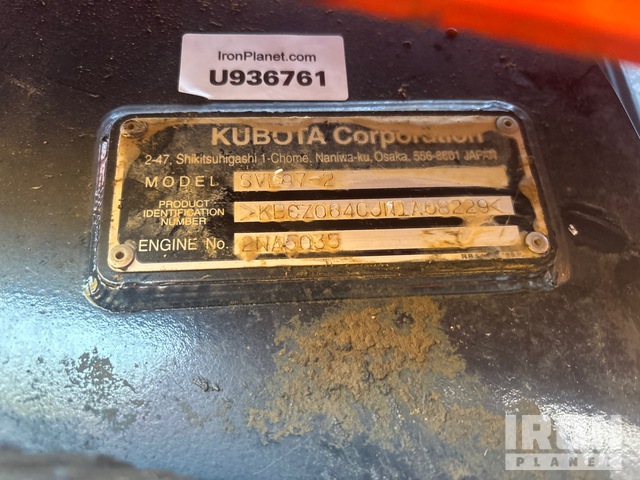 MINI CARGADOR SOBRE ORUGAS 2022 KUBOTA SVL972HC