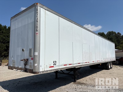 2001 Wabash DVCVHPC 53 ft x 102 in T/A Van Trailer