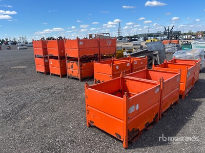 Quantity of (18) Storage Bins Varios. Industrial