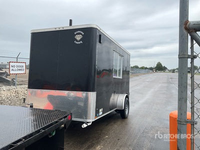 2024 Diamond 12 ft S/A Remorque fermée