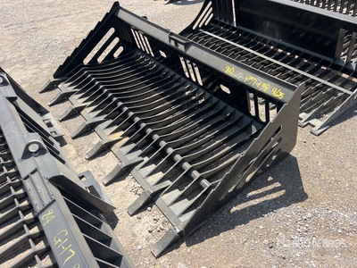 All-Star 80 in Rock W/Teeth Skid Steer Bucket (Unused)