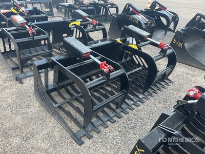 All-Star 68 in Skeleton Benne avec Grappin pour chargeuse à différentiel