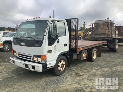 2002 Chevrolet W4 S024 12' 4x2 Flatbed Dump Truck
