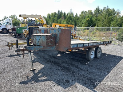 14 ft T/A Flatbed Trailer