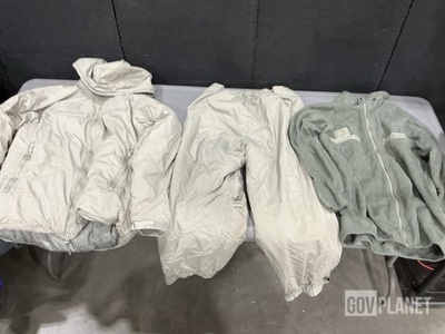 (27) Parkas, (23) Parka Liners & (8) Pairs of Trousers