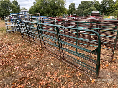 Quantity of (2) 16 ft Diamond Bar Gates