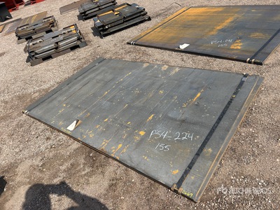Quantity of (2) 2025 Kit Containers 61 in x 103 in (.75 in Thick) Steel Plates