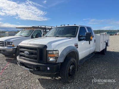 2008 Ford F-550 XL 4x4 Crew Cab Utility Truck