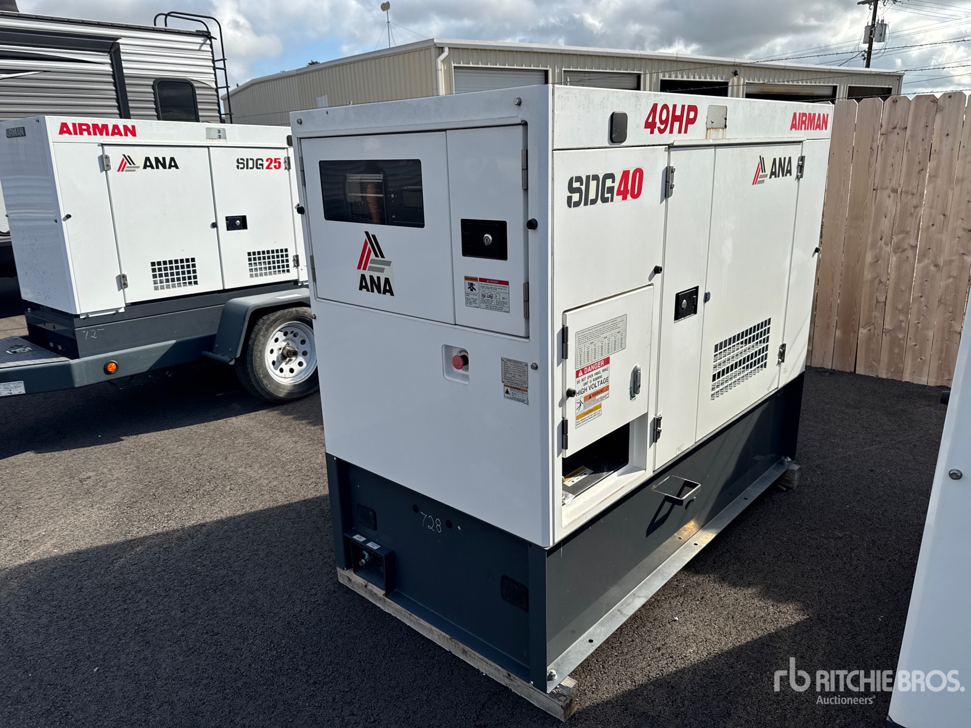 2021 Airman SDG40 36 kW Generator Set
