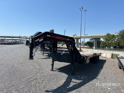 2022 MAXX-E 36 ft T/A Gooseneck Aanhangwagen met kanteldek